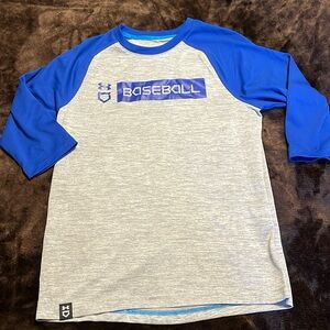 Nwot YMD under armour baseball 3/4 sleeve shirt